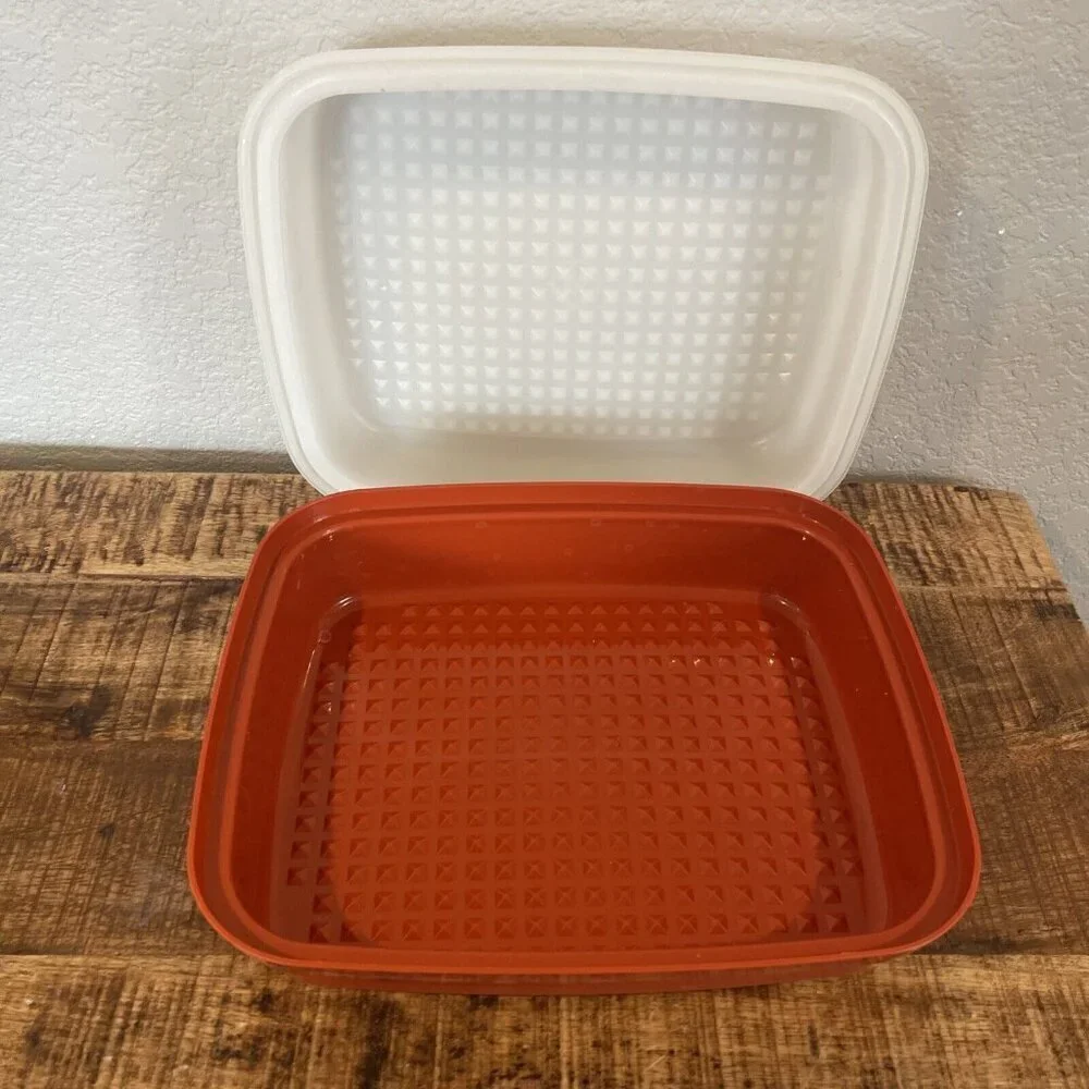 Tupperware Meat Marinade Container Season N Serve Paprika #1294 -5